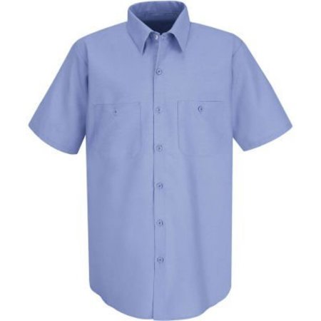 VF IMAGEWEAR Red Kap® Men's Industrial Work Shirt Short Sleeve Light Blue M SP24 SP24LBSSM